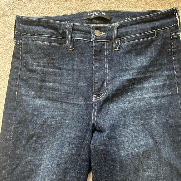 Liverpool High Rise Straight Jean - Picture 2 of 3